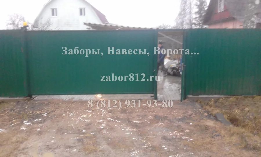 п. Сусанино (Ворота откатные)