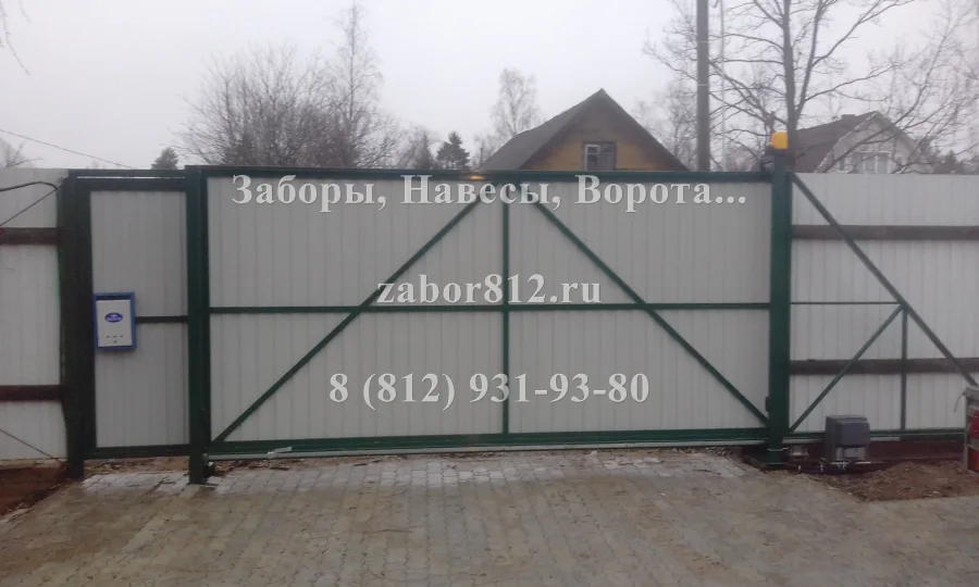 п. Сусанино (Ворота откатные)