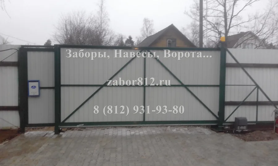 п. Сусанино (Ворота откатные)