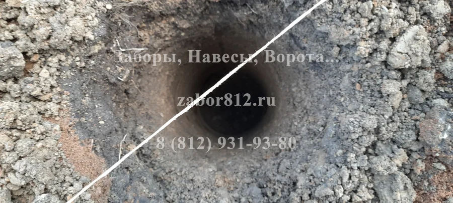 Забор из профнастила (СНТ Славяночка)