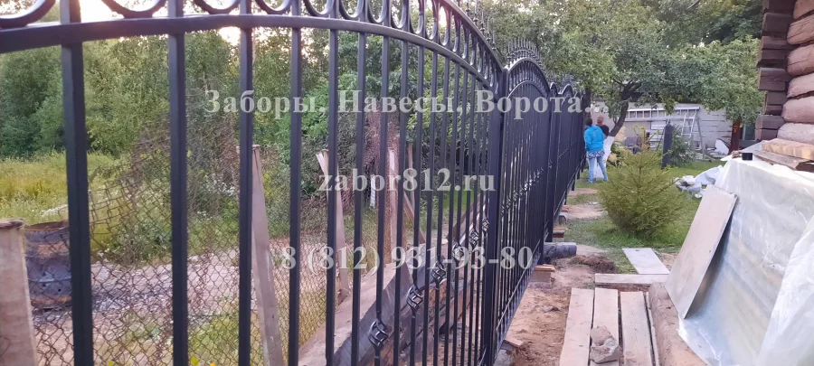 Забор сварной. Ленинградская область