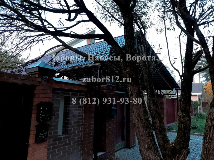 Навес 9×10 м по индивидуальному проекту, Песочный