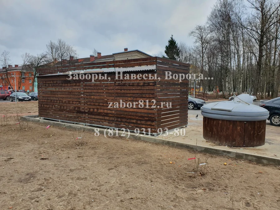 Контейнерная площадка. Всеволожский район.