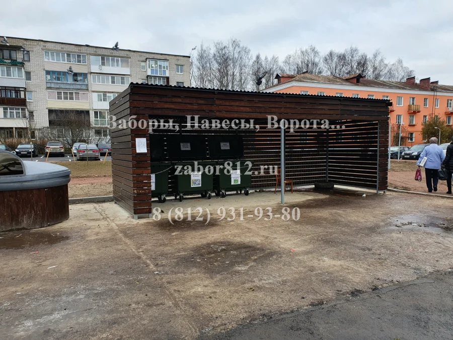 Контейнерная площадка. Всеволожский район.