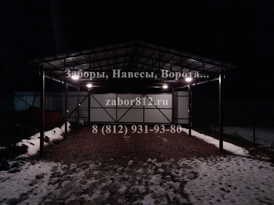 Ворота откатные. Ляйпясуо.