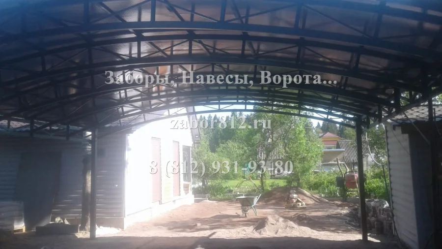 п. Елизаветино (Навес арочный)
