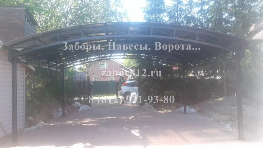 п. Елизаветино (Навес арочный)