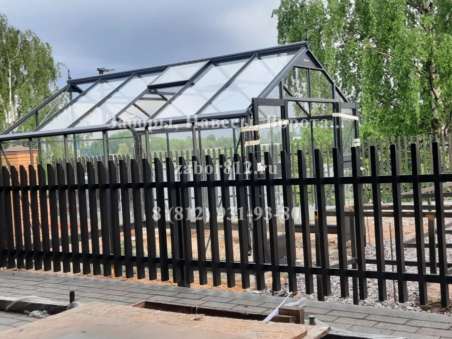 Забор газонный