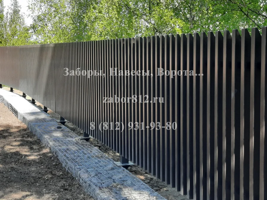 Забор по периметру