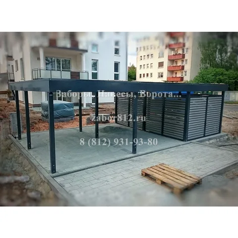 Пример выполненного навеса — фото №9